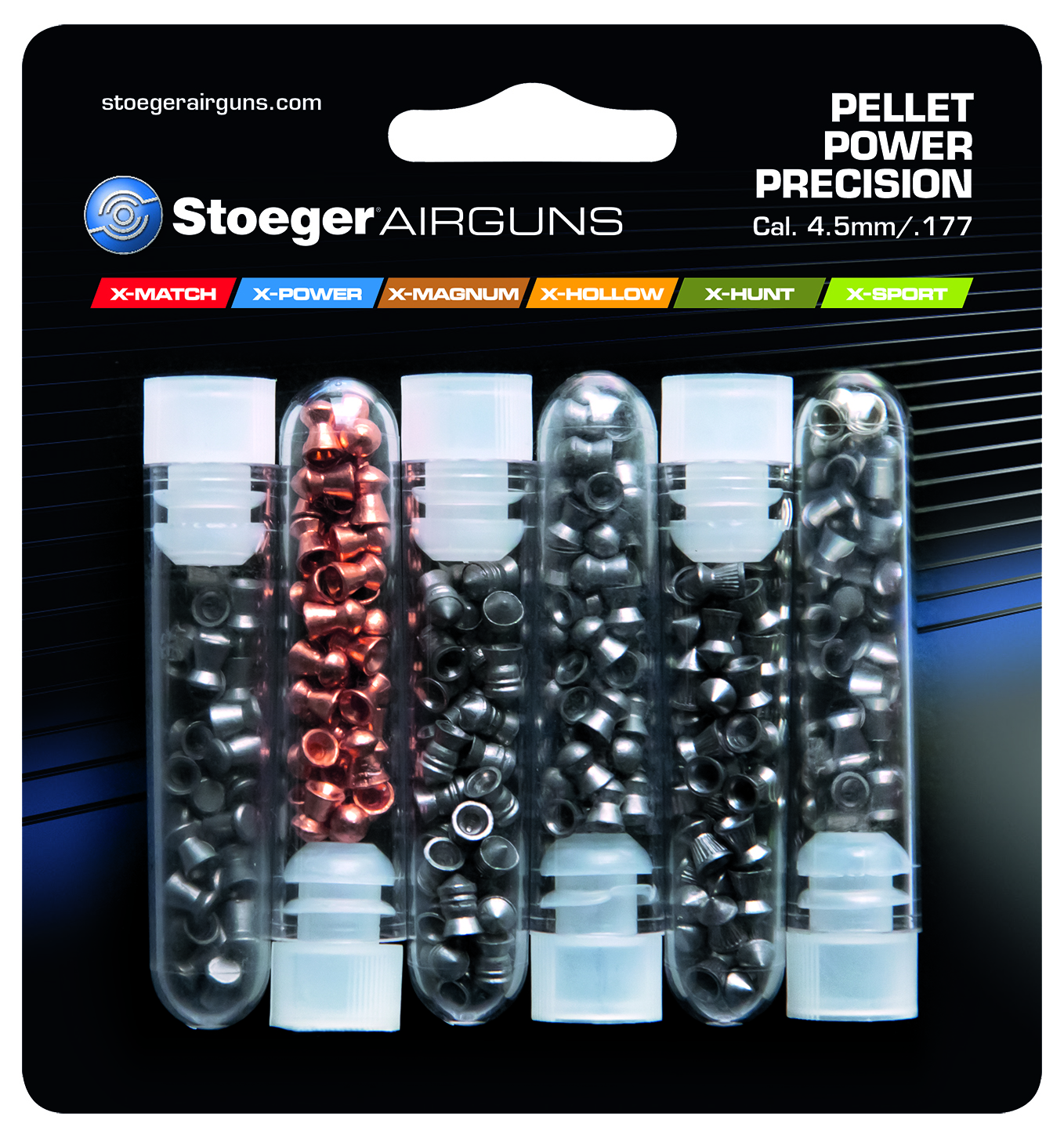Σφαιρίδια Aεροβόλου Stoeger Sampler 4.5mm 6 Τύποι