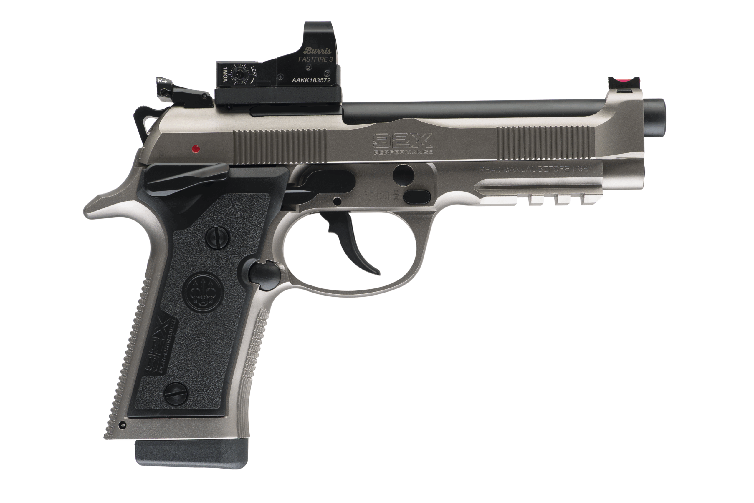 92x performance beretta pistol red dot optic ready